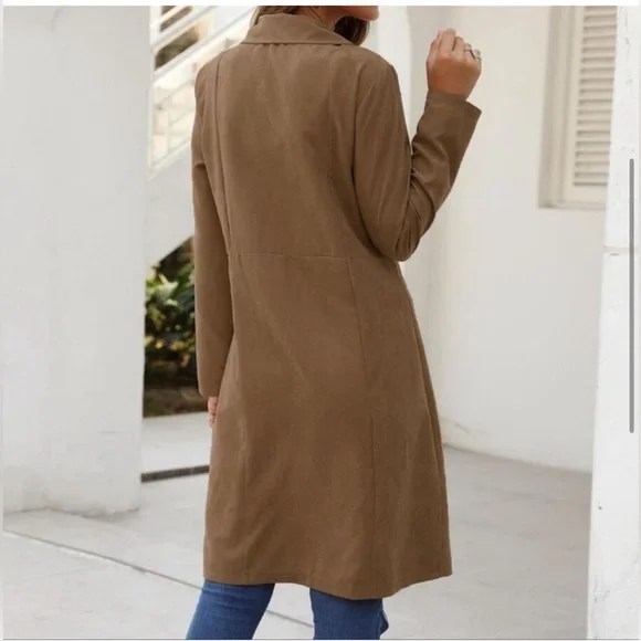 NWT Alunalevi Autum jacket tench coat style- size l/xl - Picture 3 of 11